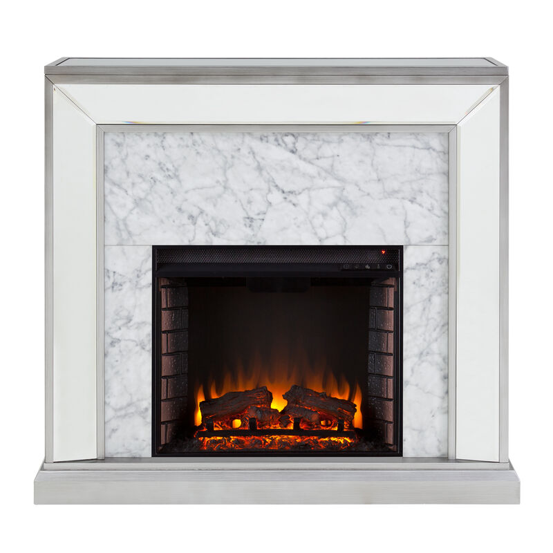 Penryn  Fireplace Mirrored