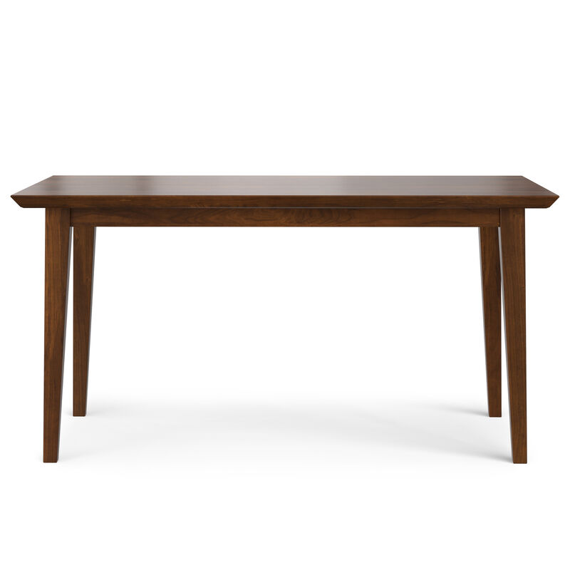 Colby 60 inch x 36 inch Rectangle Contemporary Modern Dining Table in Walnut