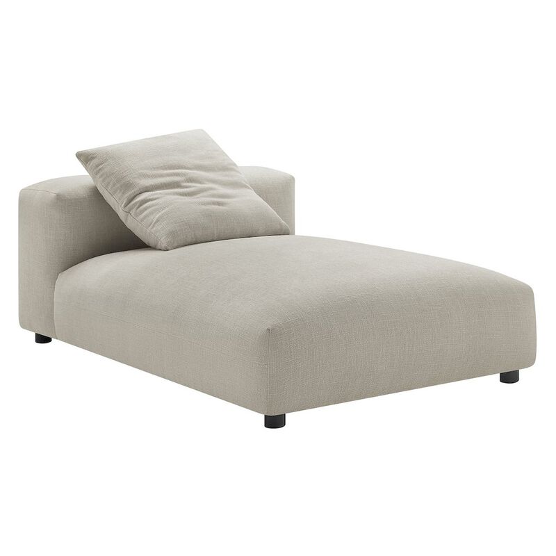 Solace 4-Piece Modular Upholstered Fabric Sectional Sofa With Ottoman image number 4