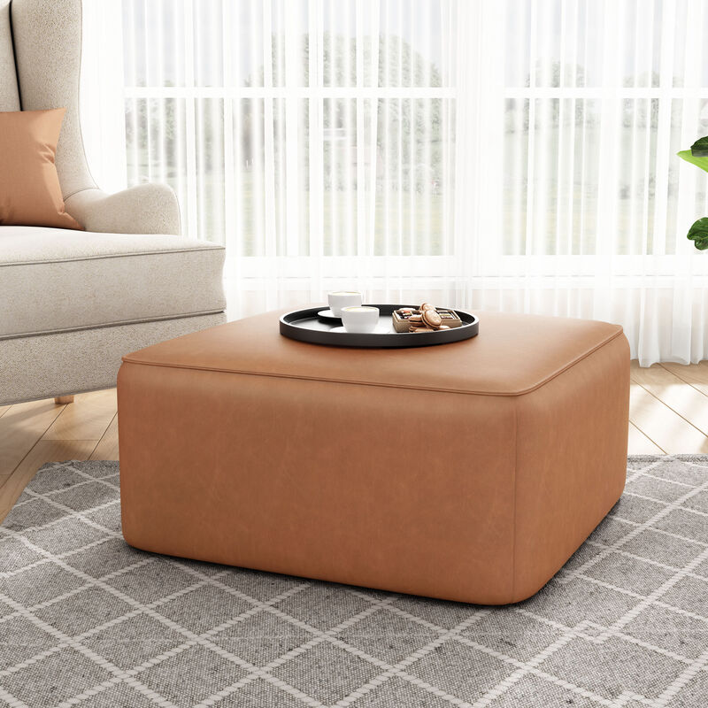 Merax Pu Leather Sofa Ottoman for Living Room image number 1