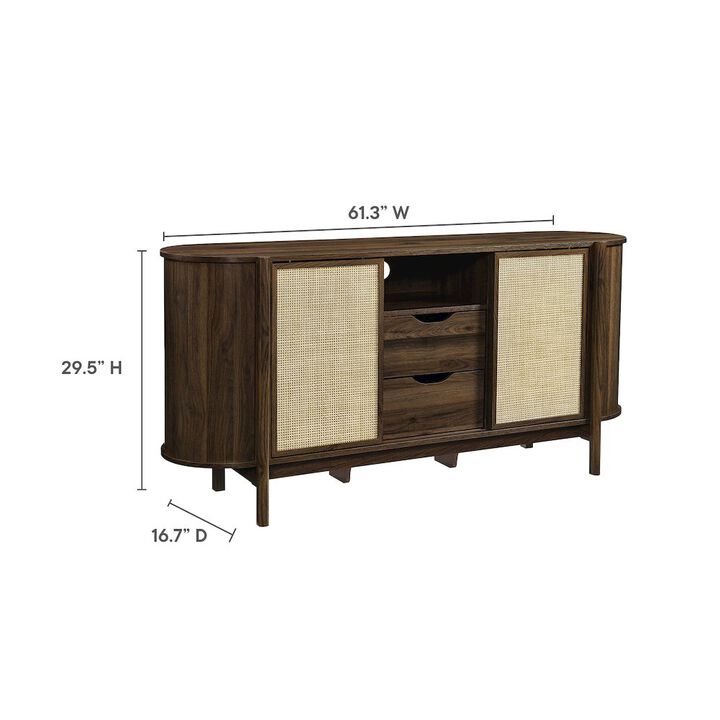 Reid 63" Curved Sideboard