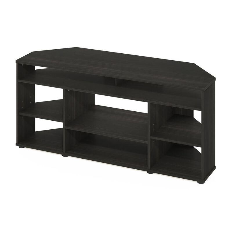Jensen Corner TV Stand TV up to 55 Inches, Espresso