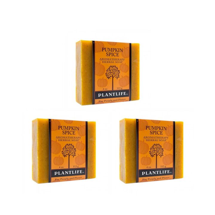 Plantlife Bar Soap - Pumpkin Spice 3 Pack