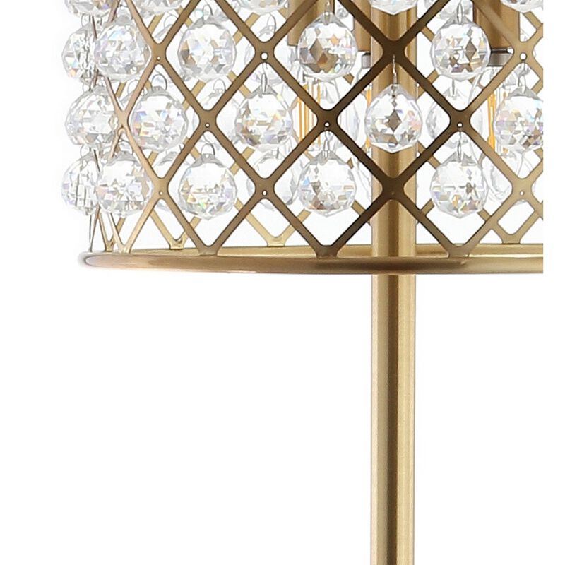 Elizabeth Crystal/Metal LED Floor Lamp