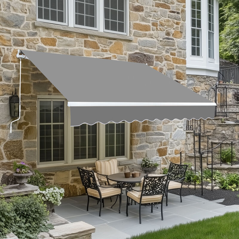 Waterproof Retractable Awning for Outdoor Shade and Weather Protection image number 3