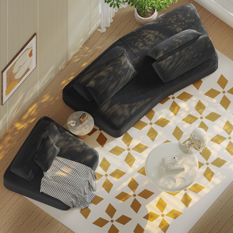 Renmeg Modern Sectional Sofa image number 2