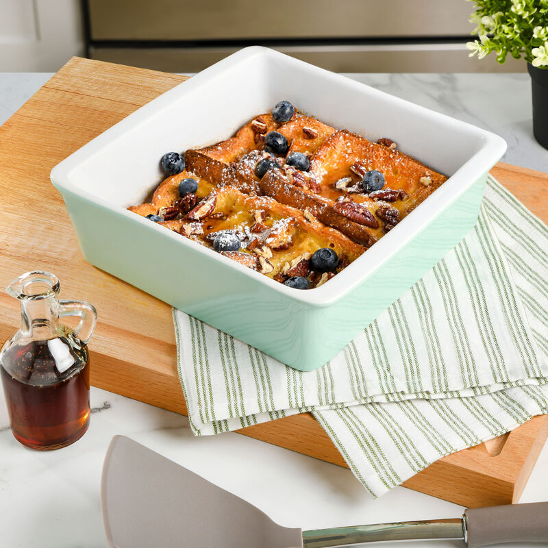 Martha Stewart 8.25 Inch x 8 Inch Stoneware Baker in Mint