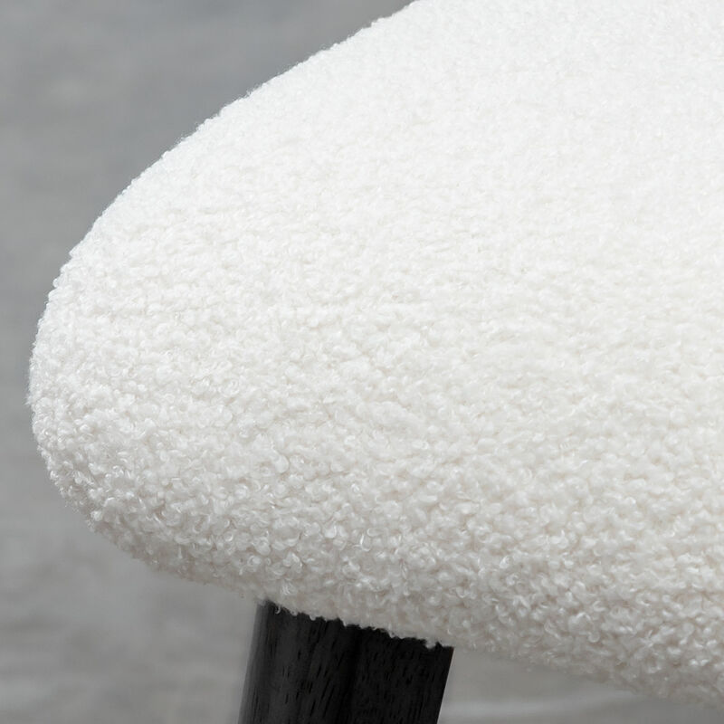 Bethea Upholstered Modern Dining Chairs with Black Leg (Set of 2)