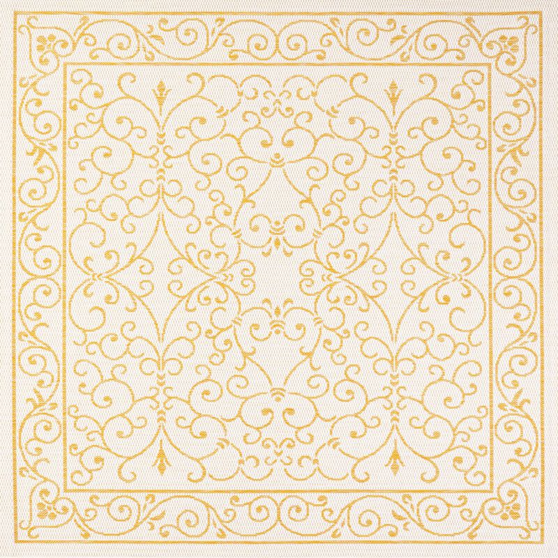 Charleston Vintage Filigree Textured Weave Area Rug
