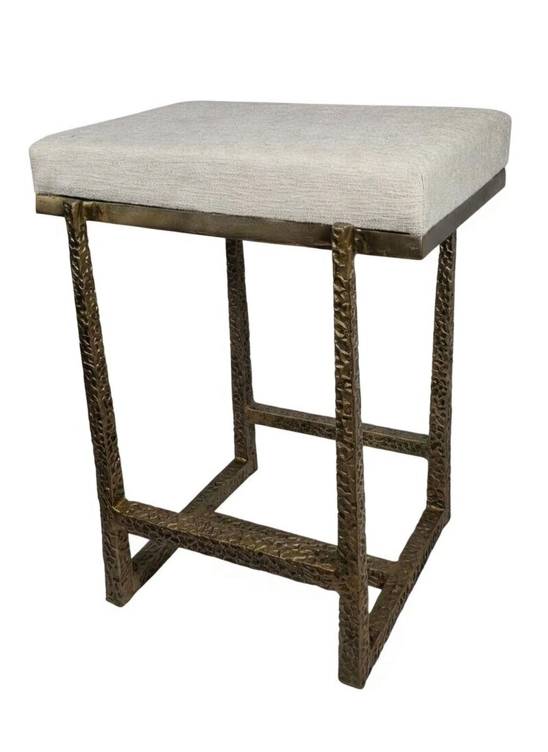 Aurelia Boucl&eacute; Luxe Bench Stool image number 2