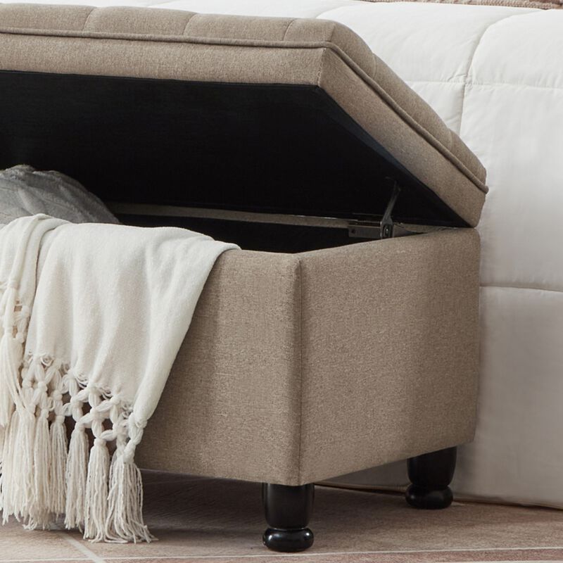 Bemgwu Storage Linen Bench image number 6