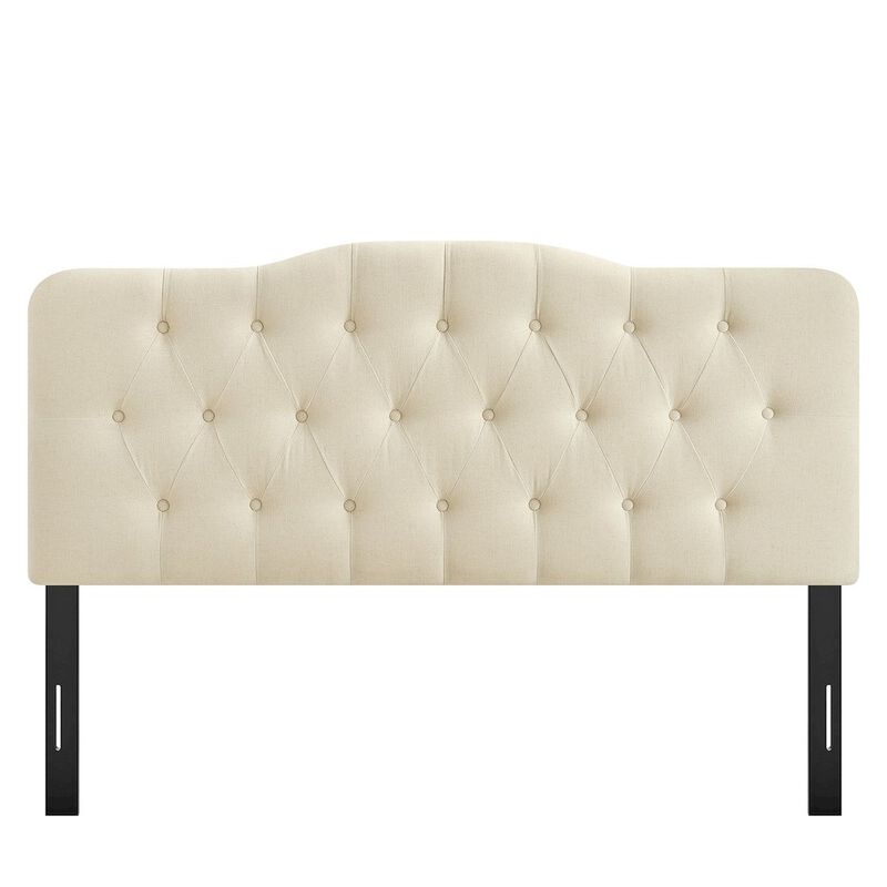 Annabel Premium Linen Blend Full Headboard image number 4