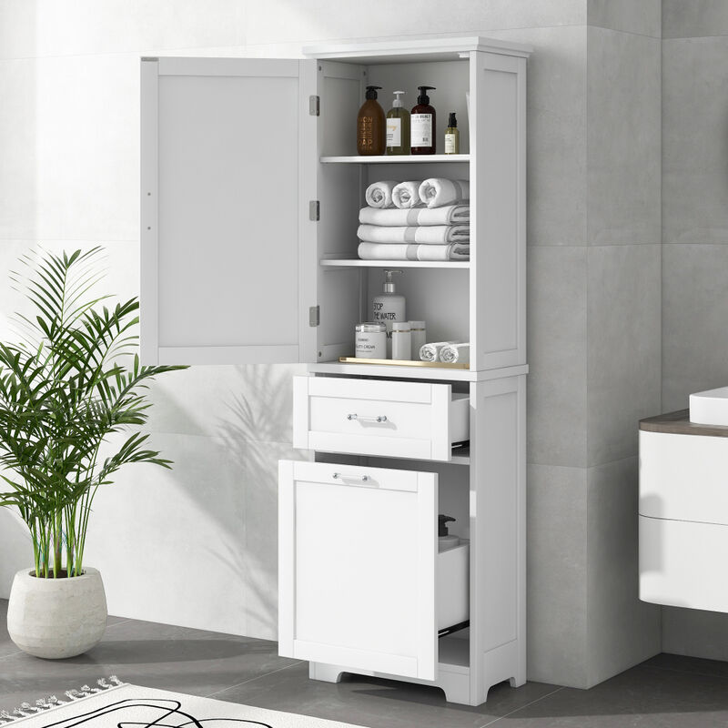 Tulklu Tall Bathroom Storage Cabinet image number 2