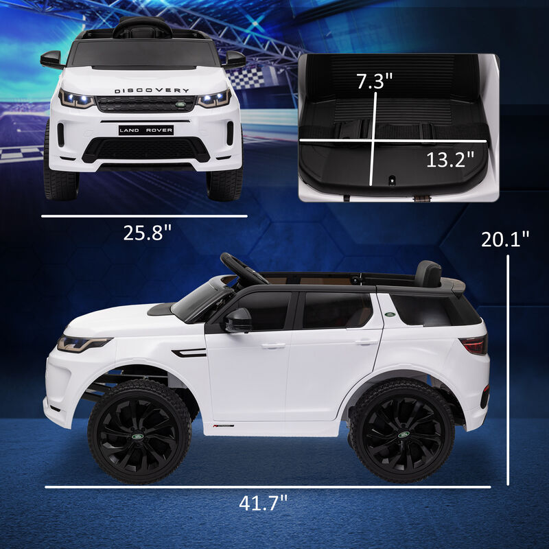 BreeBe Land Rover Discovery Sport Licensed 12V Kids Ride on Car with Remote Control Soft Start, LED Lights image number 2