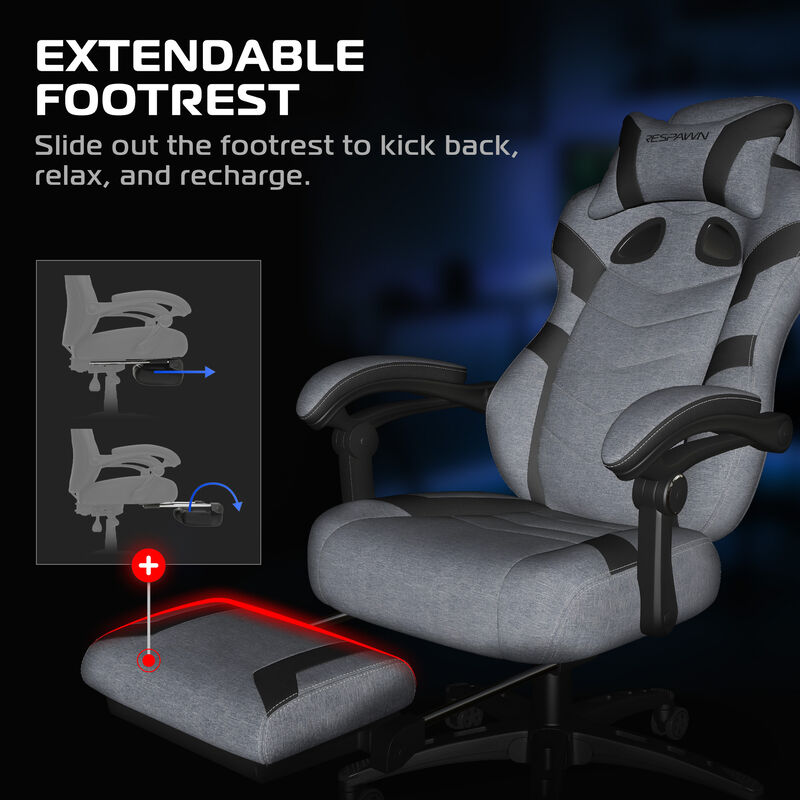 Level Up Your Setup! Ergonomic Racing Style Gaming Chair With Footrest