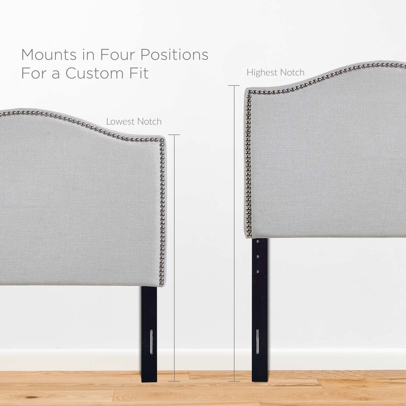 Modway - Curl Twin Nailhead Upholstered Headboard image number 6