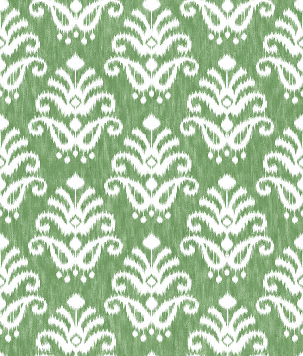 Keaton Green Medallion Wallpaper