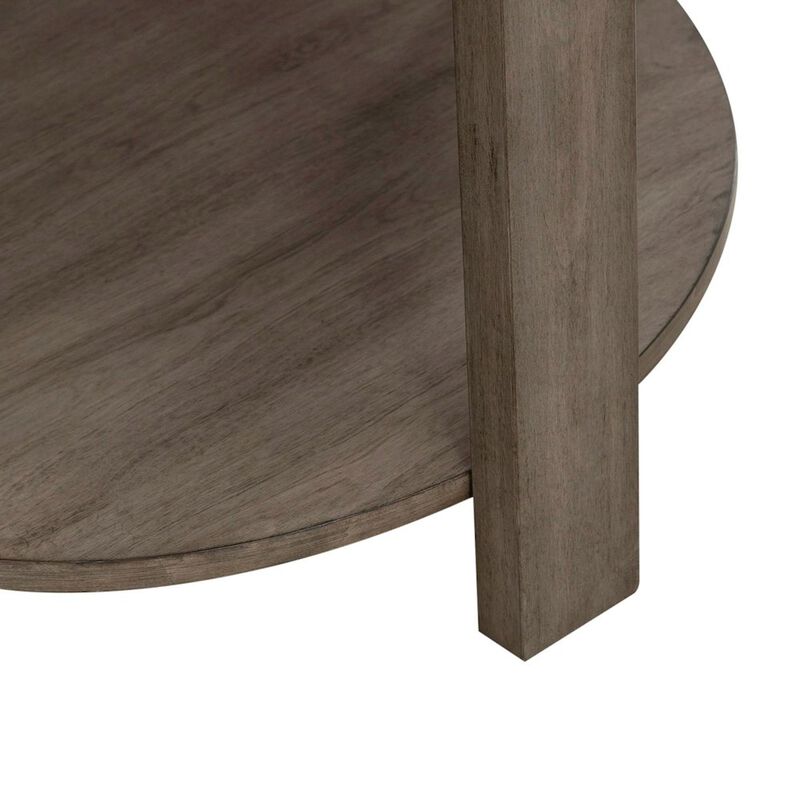 Liberty Furniture Sutton End Table for Living Room - Bleached Sand image number 4