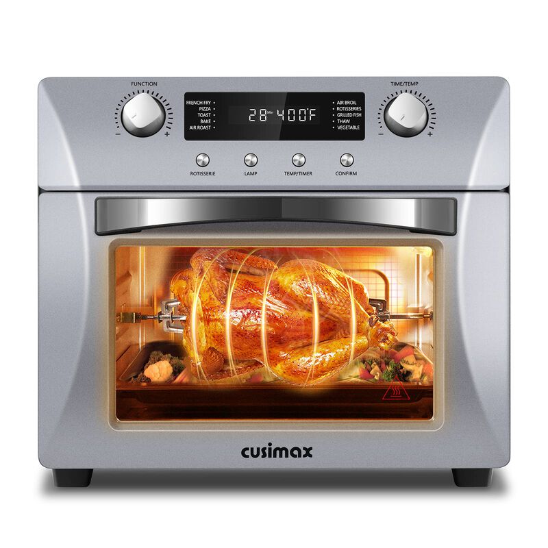 Cusimax Air Fryer Oven Countertop, 10-in-1 Convection Oven, 24QT Combo Countertop Toaster Oven with Rotisserie & Dehydrator, Rich Accessories image number 0