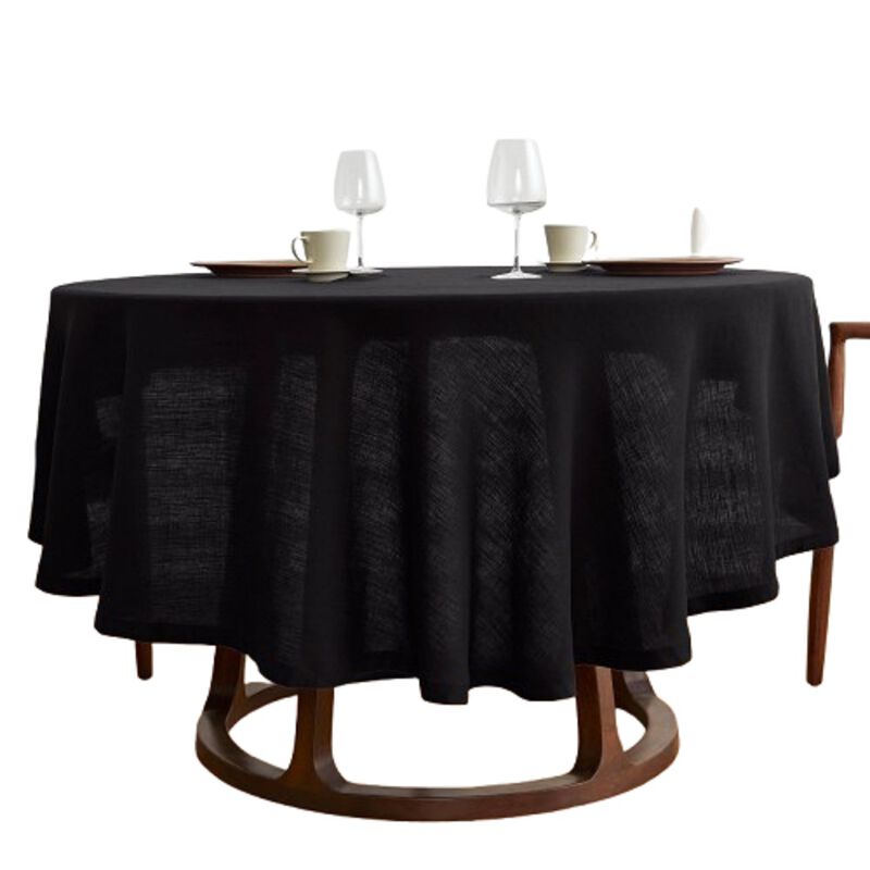 Christmas Linen Round Tablecloth - Sonoma, Solino Home