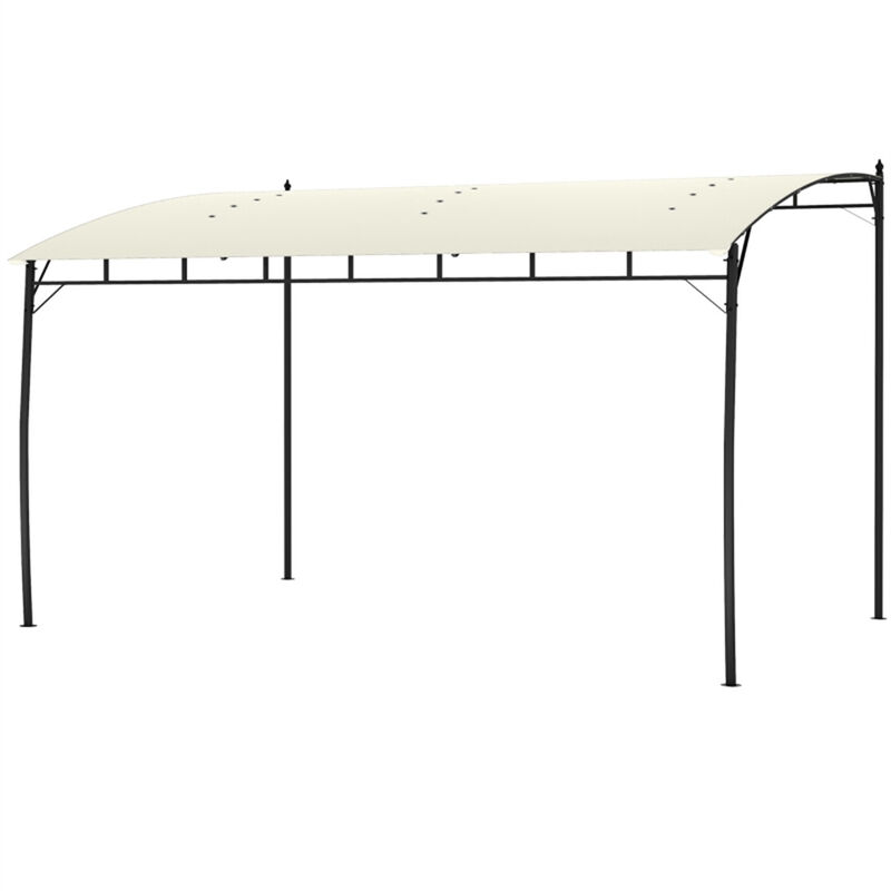 Outdoor Patio Gazebo with Roof Canopy for Garden, Backyard, or Deck