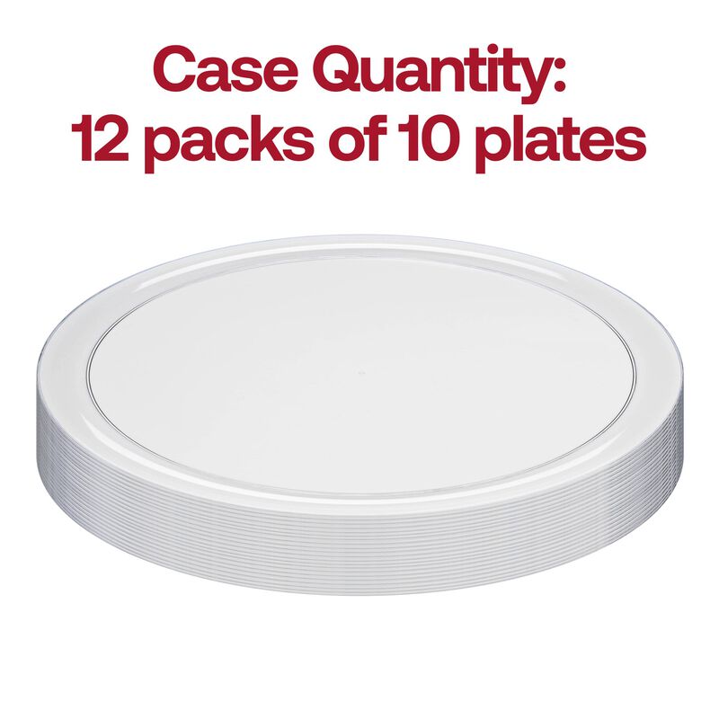 6.25" Flat Round Plastic Pastry Plates (240 Plates) image number 3