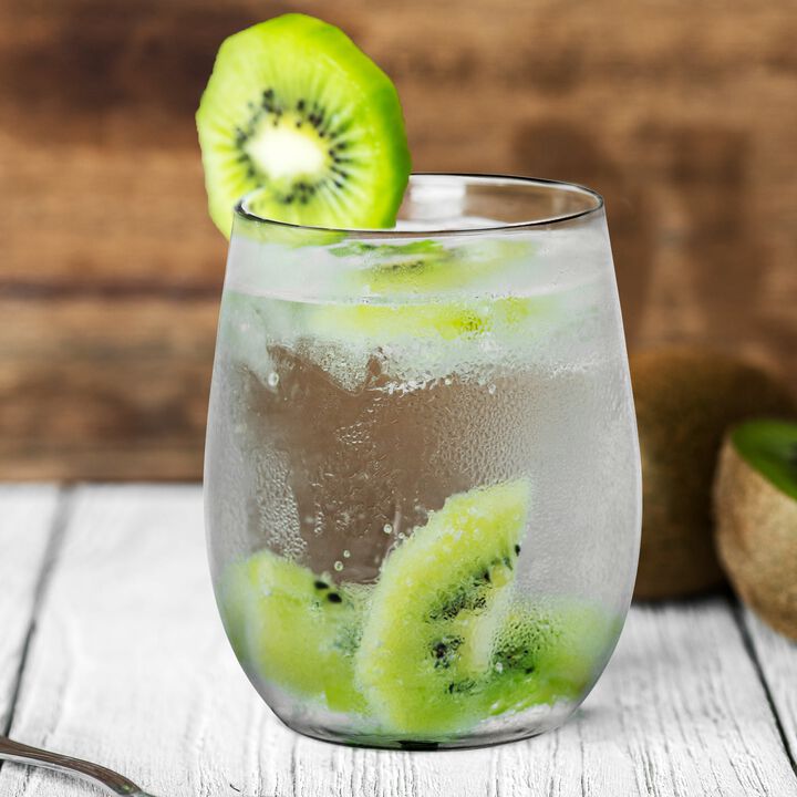12 oz. Clear Elegant Stemless Plastic Wine Glasses (64 Glasses)