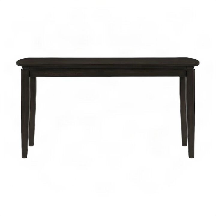 Elm Veneer Sofa Table with Solid Poplar Frame, Console Entry Table