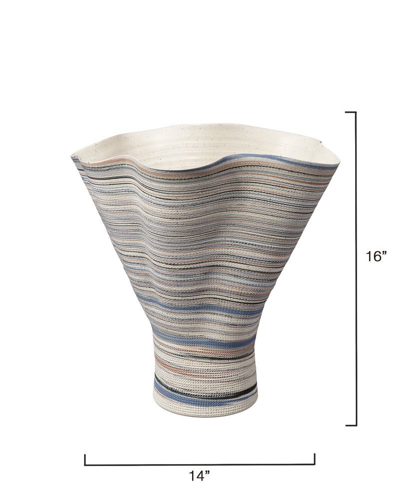 Splayed Porcelain Vase