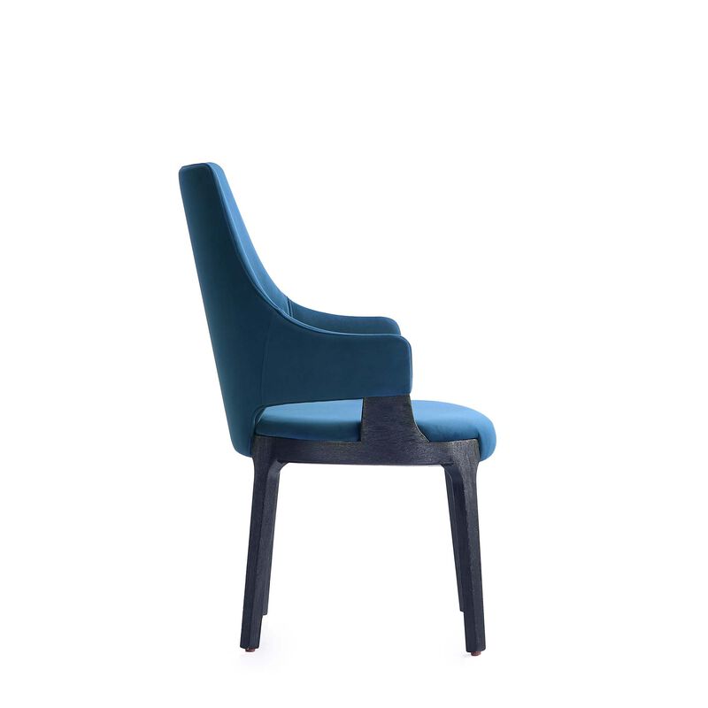 Kara Blue Dining Arm Chair