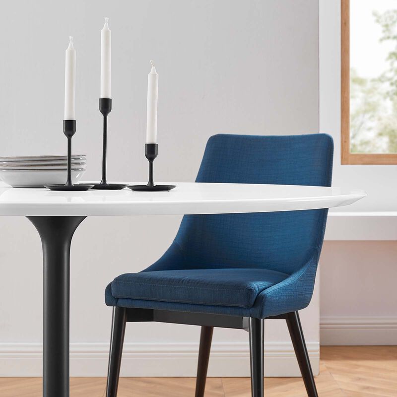 Modway - Lippa 54" Round Dining Table Black White