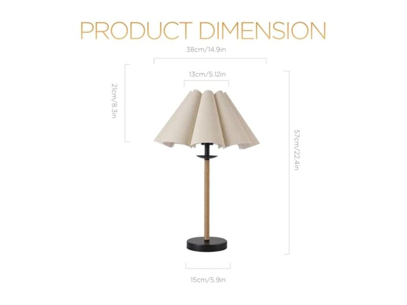 Modern Boho Fabric Desk Lamp For Living Room Bedroom Nightstand image number 1