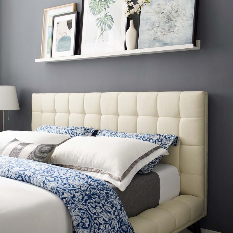 Modway - Julia Queen Biscuit Tufted Upholstered Fabric Platform Bed image number 6