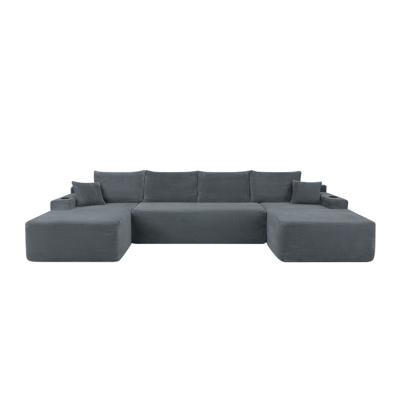 Mernri 126" Cloud Sectional Sofa image number 0