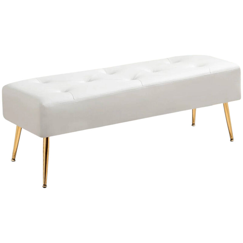 Modern Upholstered Bed Bench Ottoman – Stylish Bedroom Accent