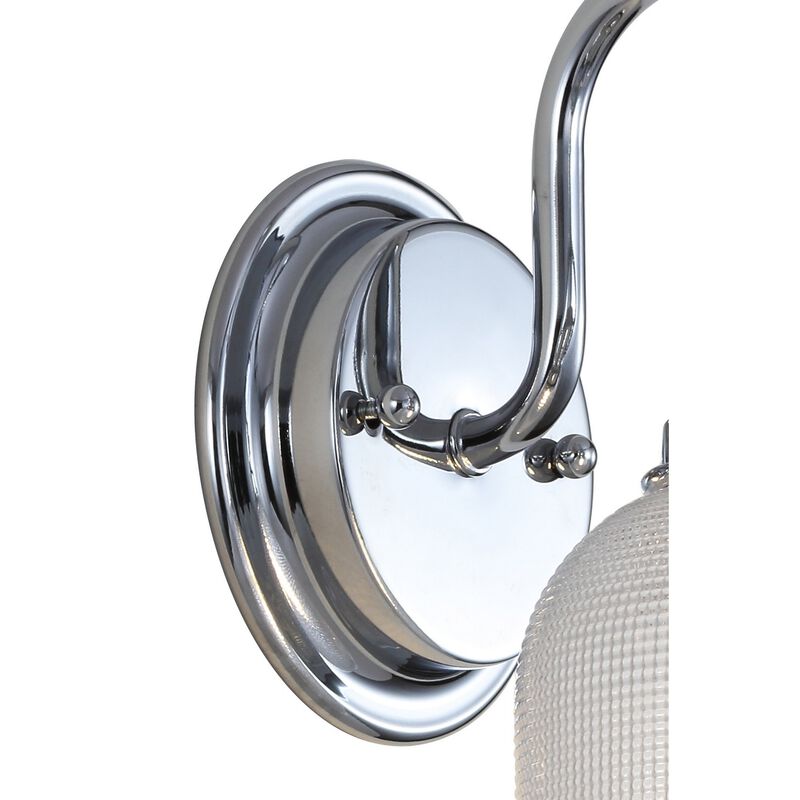 Virginia Metal/Glass LED Vanity Light