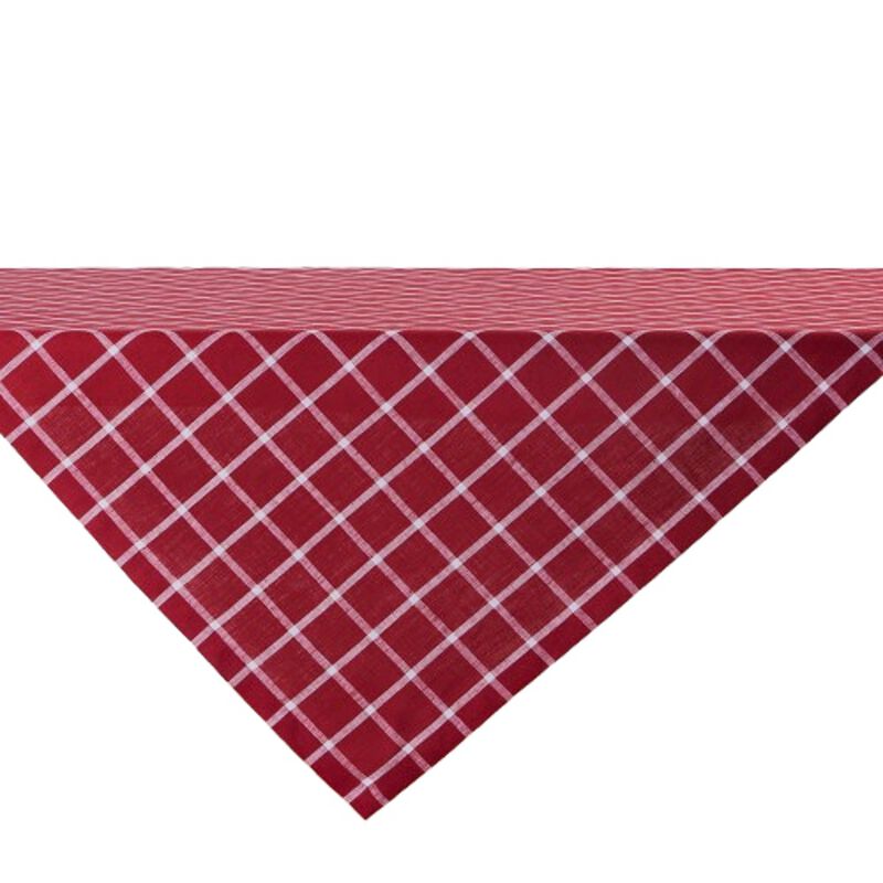 Solino Home Windowpane 100% Linen Table Throw &ndash; Handcrafted, Machine Washable, Perfect for Holiday and Everyday Dining