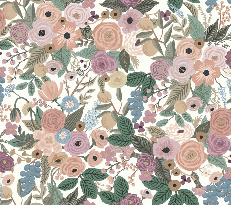 Garden Party Blush Multi Peel & Stick Wallpaper