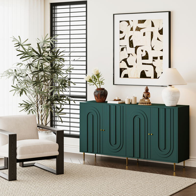 Gitvuk Wooden Cabinet Sideboard image number 2