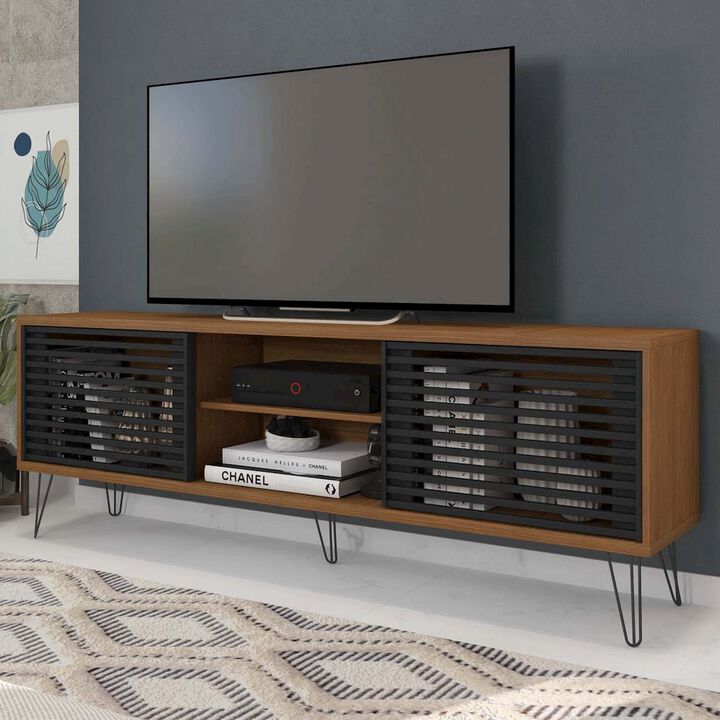 Frizz Mid-Century Modern TV Stand for 70 Inch TV