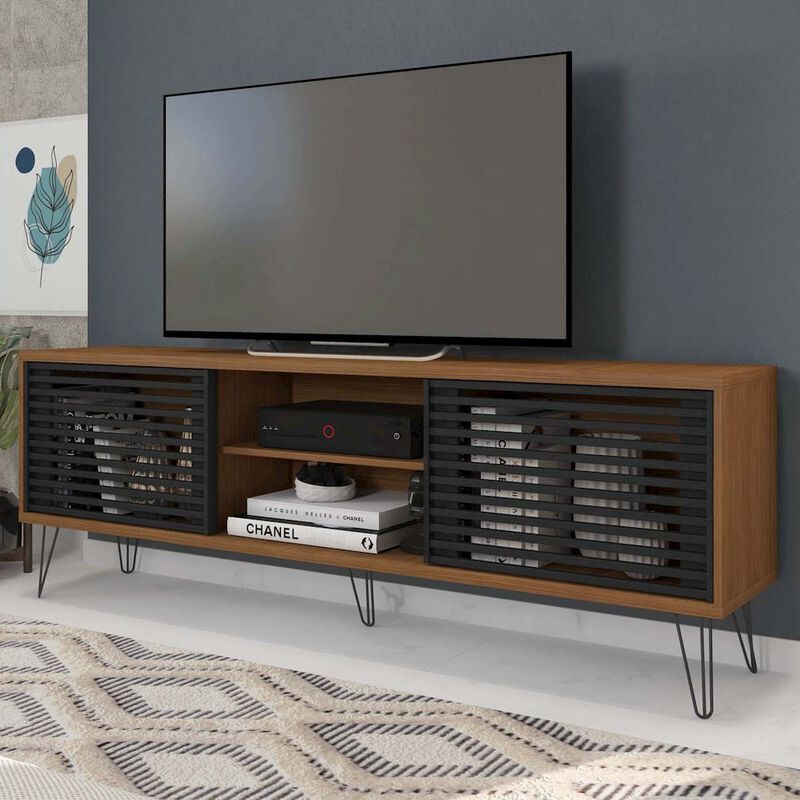 Frizz Mid-Century Modern TV Stand for 70 Inch TV