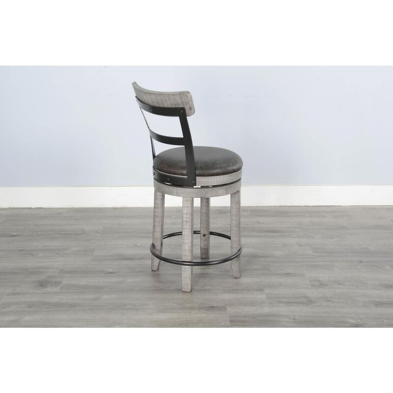 Sunny Designs Counter Swivel Barstool, Cushion Seat