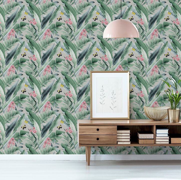 Miriam Grey Tropical Wallpaper