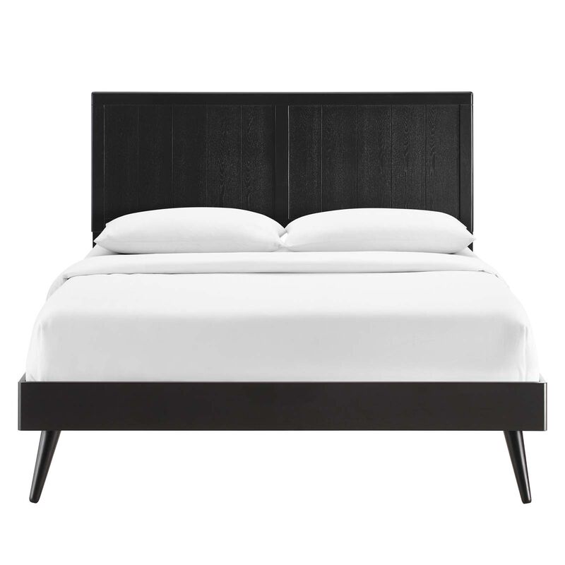 Modway - Alana Full Wood Platform Bed With Splayed Legs image number 0