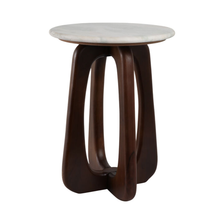 Marble Top Accent Table