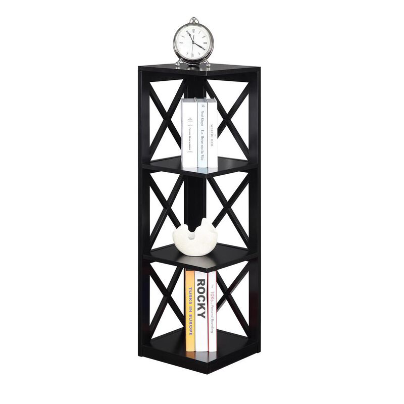 Convience Concept, Inc. Oxford 3 Tier Corner Bookcase