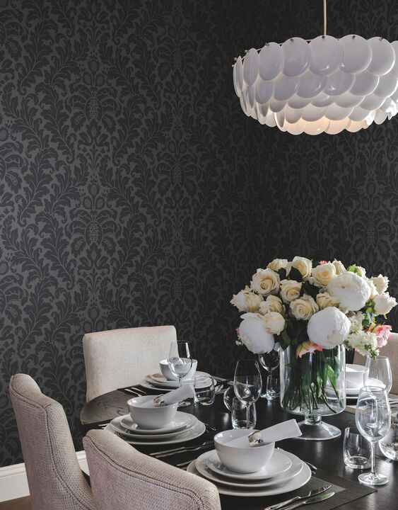Modern Romance Black Wallpaper