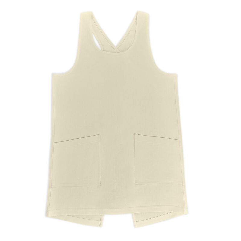 Solino Home 100% Pure Linen Apron - Linen Smock Apron