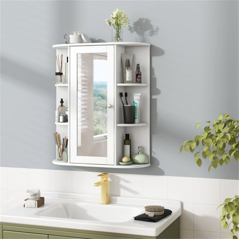 Classic Wall Cabinet for Bathroom, Kitchen, or Laundry Room