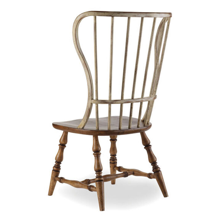 Sanctuary Side Chair in Medium Wood